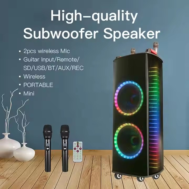 Karaoke Speaker System 100W Rgb - Ndr-1010S Home Theater System Karaoke 100W