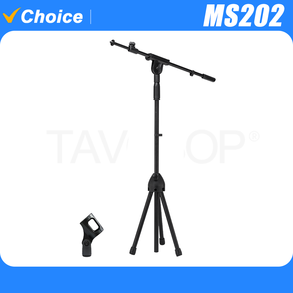 Microphone Stand Boom Arm Floor - Heavy Floor Microphone Tripod Stand Boom