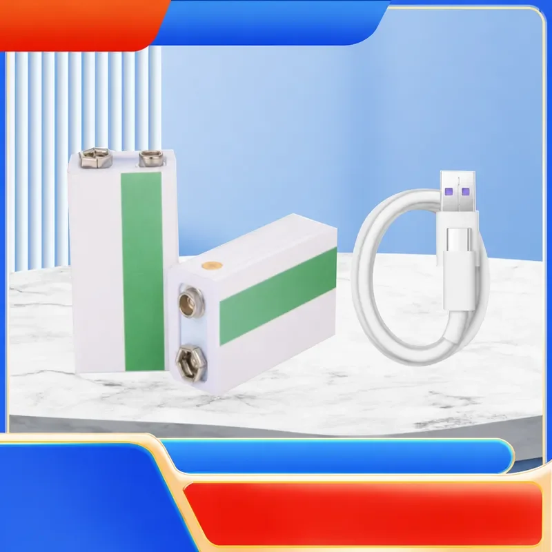 Rechargeable Wireless Mic Lithium Battery - 9V 5500mAh Lithium Ion Rechargeable Battery