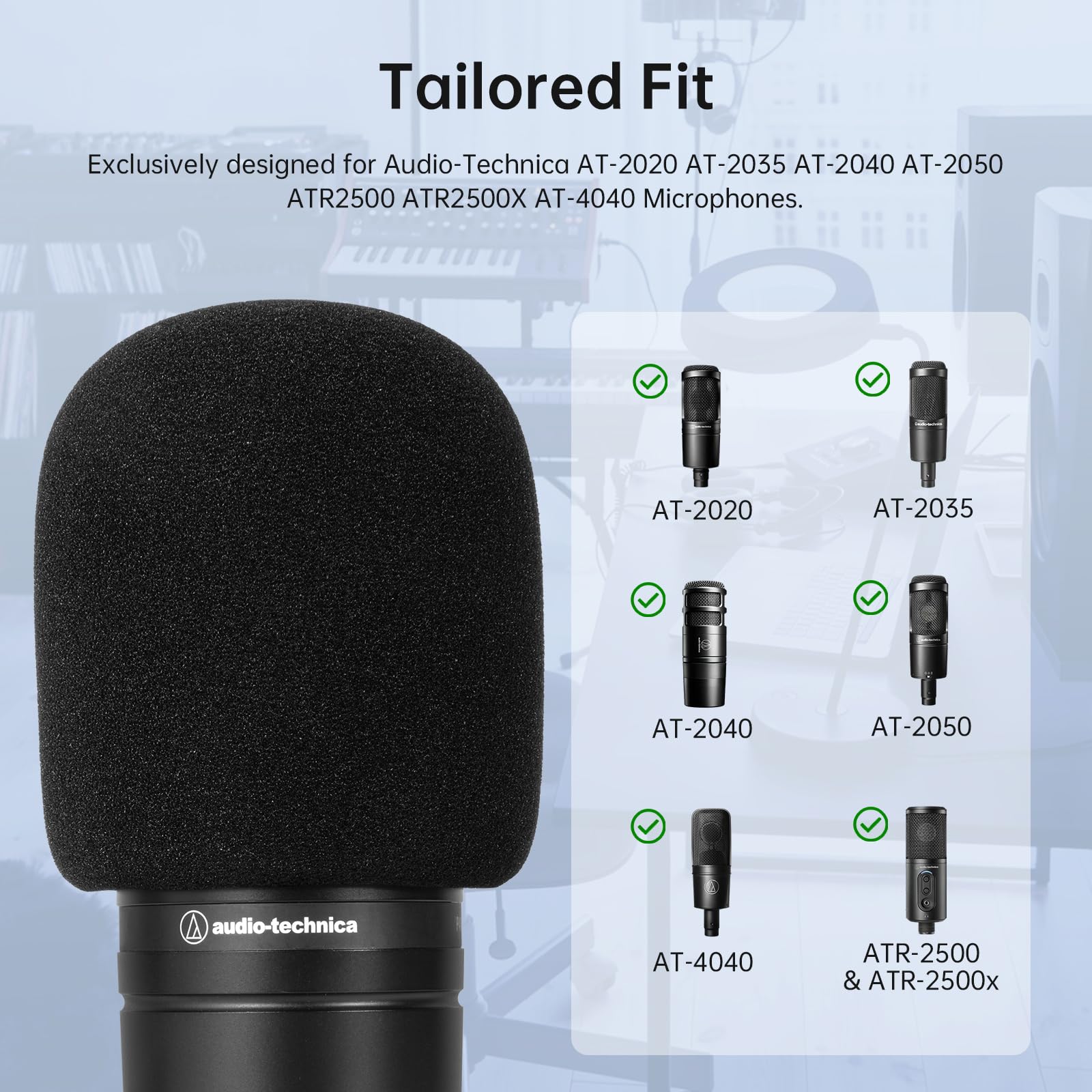Pop Filter/Windscreen for Audi - огляд і ціна Microphone Pop Filter Foam Windscreen