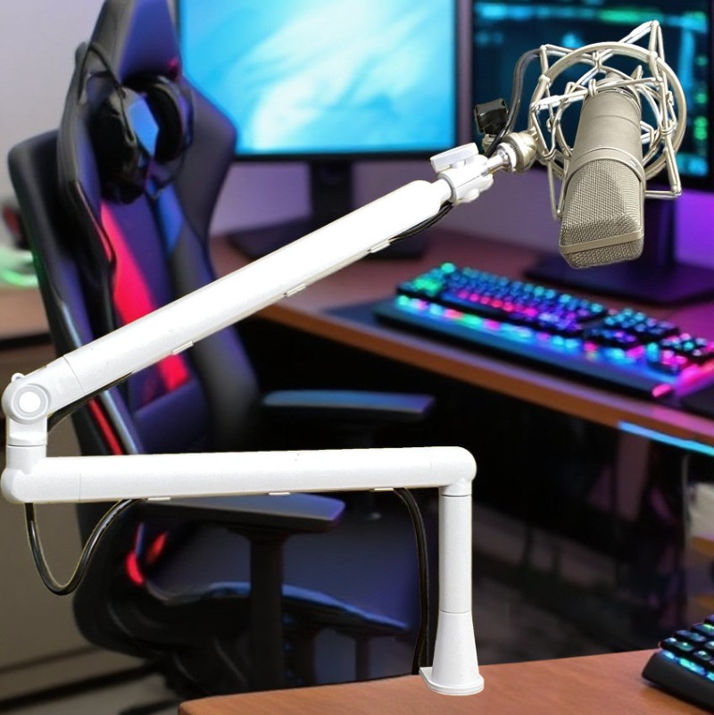 Boom Arm Microphone Stand Desk - огляд і ціна Microphone Stand Boom Arm Floor