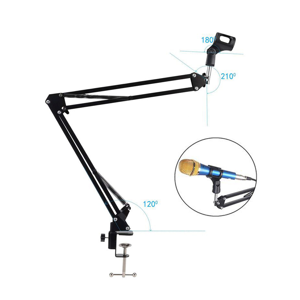 Foldable Metal Extendable Micr - огляд і ціна Microphone Shock Mount Universal