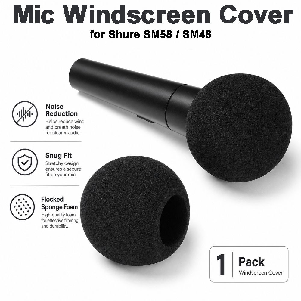 Replacement Mic Windscreen Cov - огляд і ціна Microphone Pop Filter Foam Windscreen