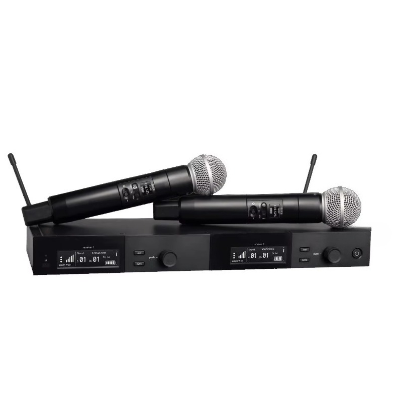 SLXD4D dual-channel UHF wirele - огляд і ціна Uhf Wireless Microphone System Dual Channel