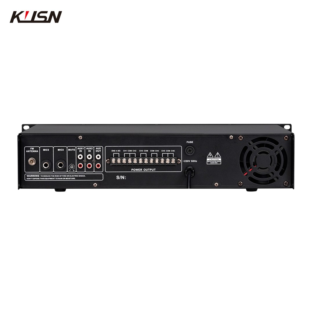 6 Zone 180W 100V Powered Ampli - огляд і ціна Karaoke Amplifier Mixer Bluetooth
