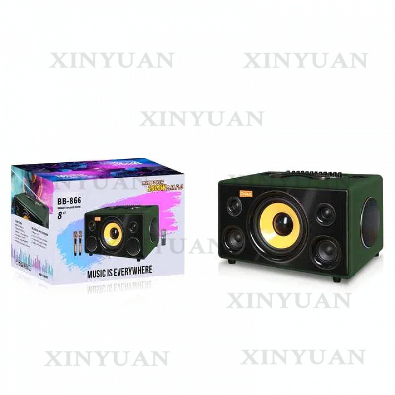Karaoke Speaker, 8-Inch Wooden - огляд і ціна Karaoke Speaker System 100W Rgb