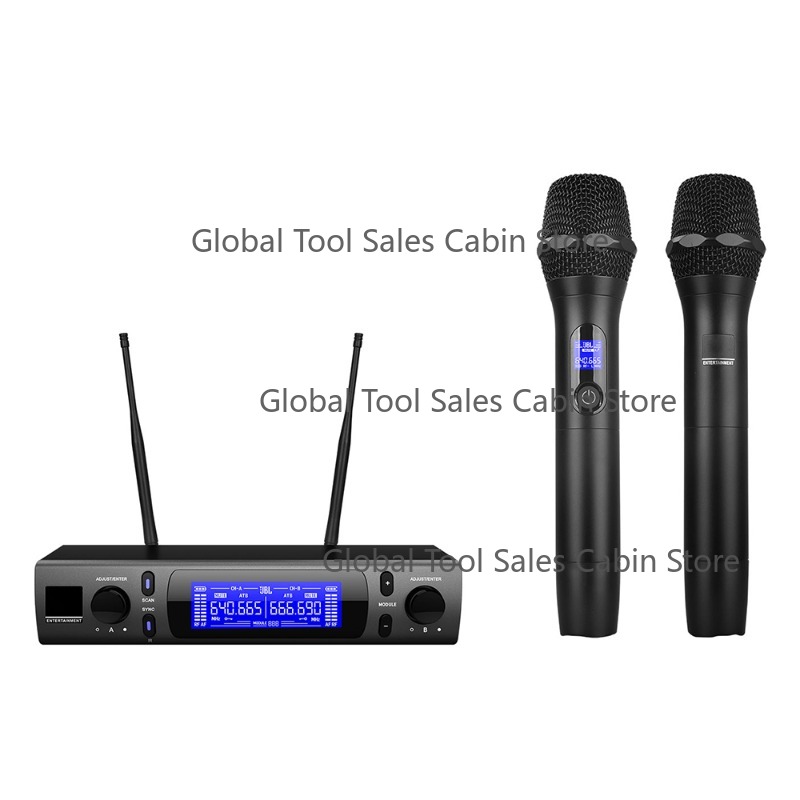 VM300 UHF Dual 2-Channel Wirel - огляд і ціна Uhf Wireless Microphone System Dual Channel