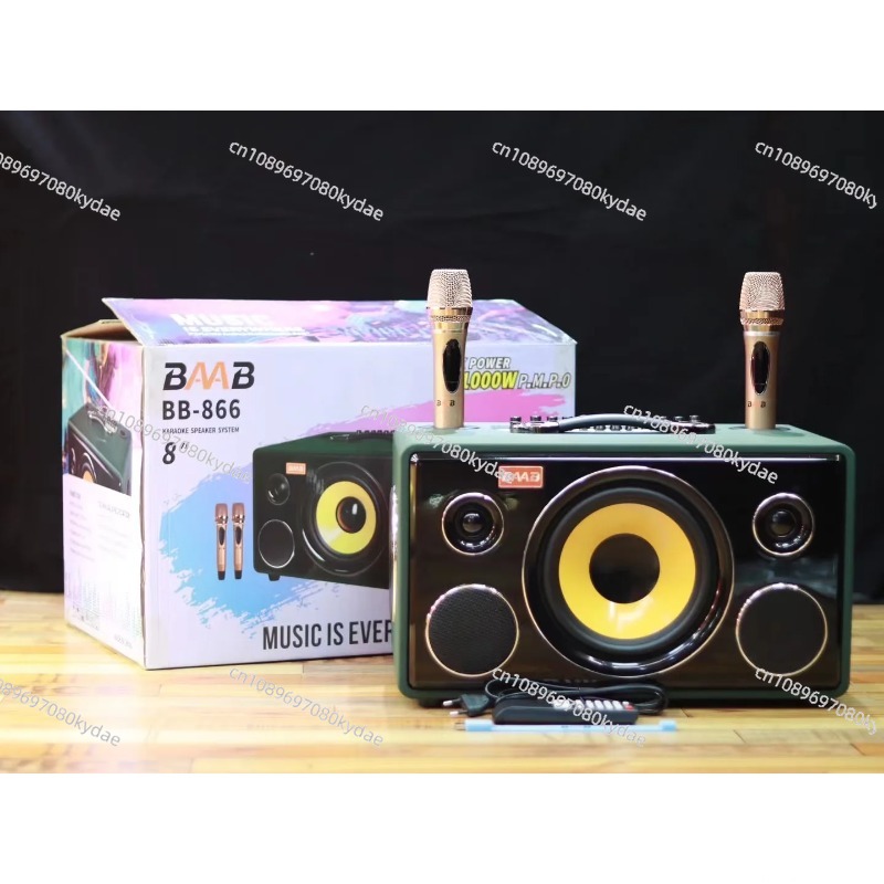 Professional 8-Inch HIFI Bass  - огляд і ціна Karaoke Speaker System 100W Rgb