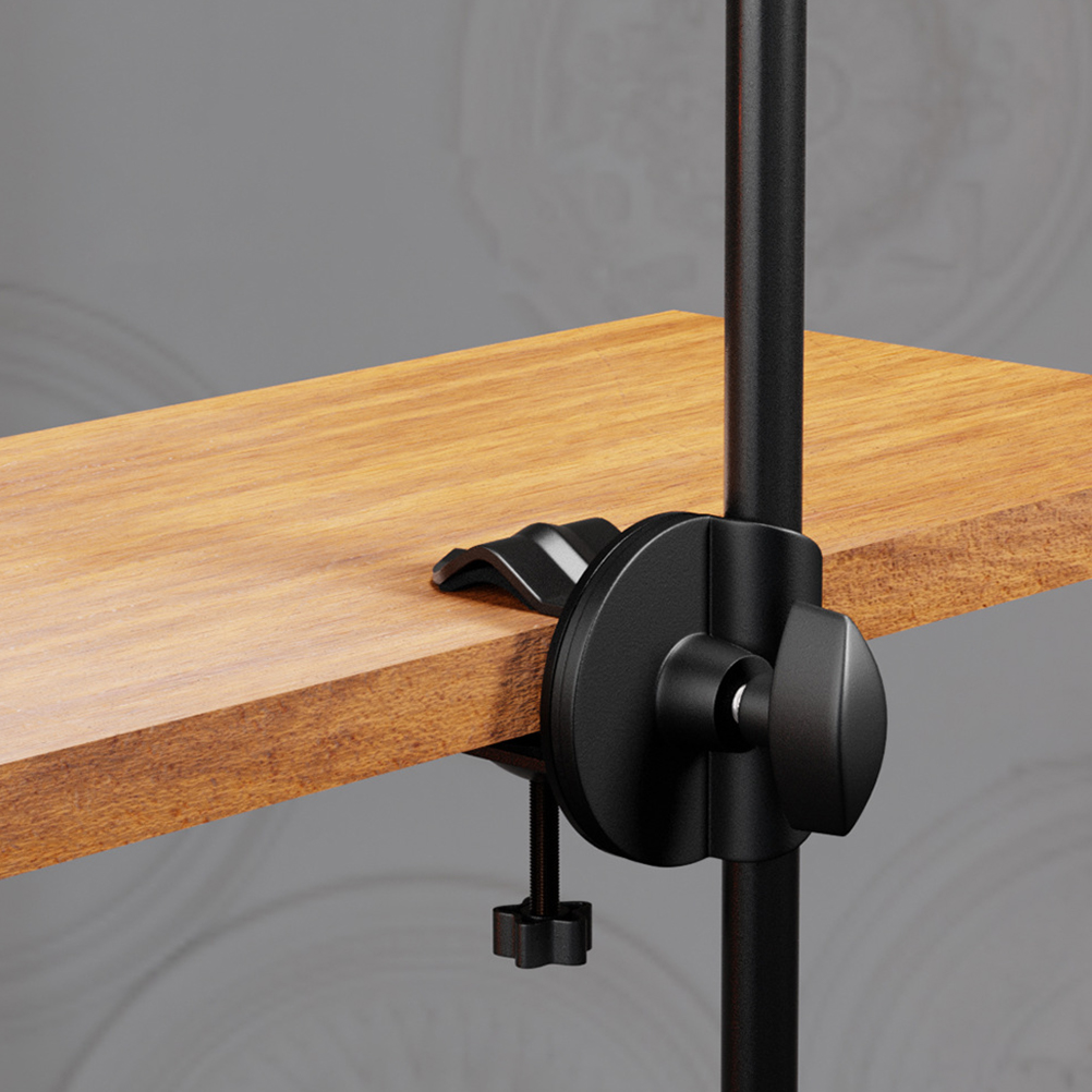 Mic Clip Microphone Desk Arm C - огляд і ціна Microphone Stand Boom Arm Floor