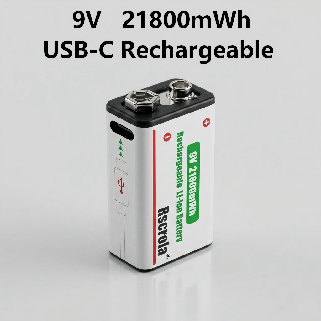 New 1-10PCS Hot Selling 9 Volt - огляд і ціна Rechargeable Wireless Mic Lithium Battery