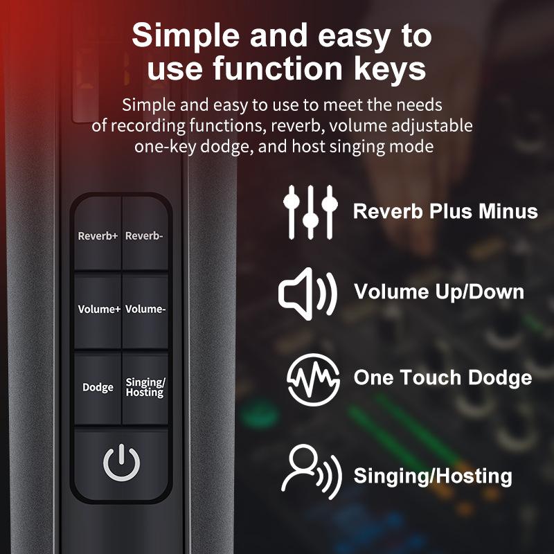 TOFON H20 All-in-One Microphon - огляд і ціна Bluetooth Karaoke Microphone Handheld