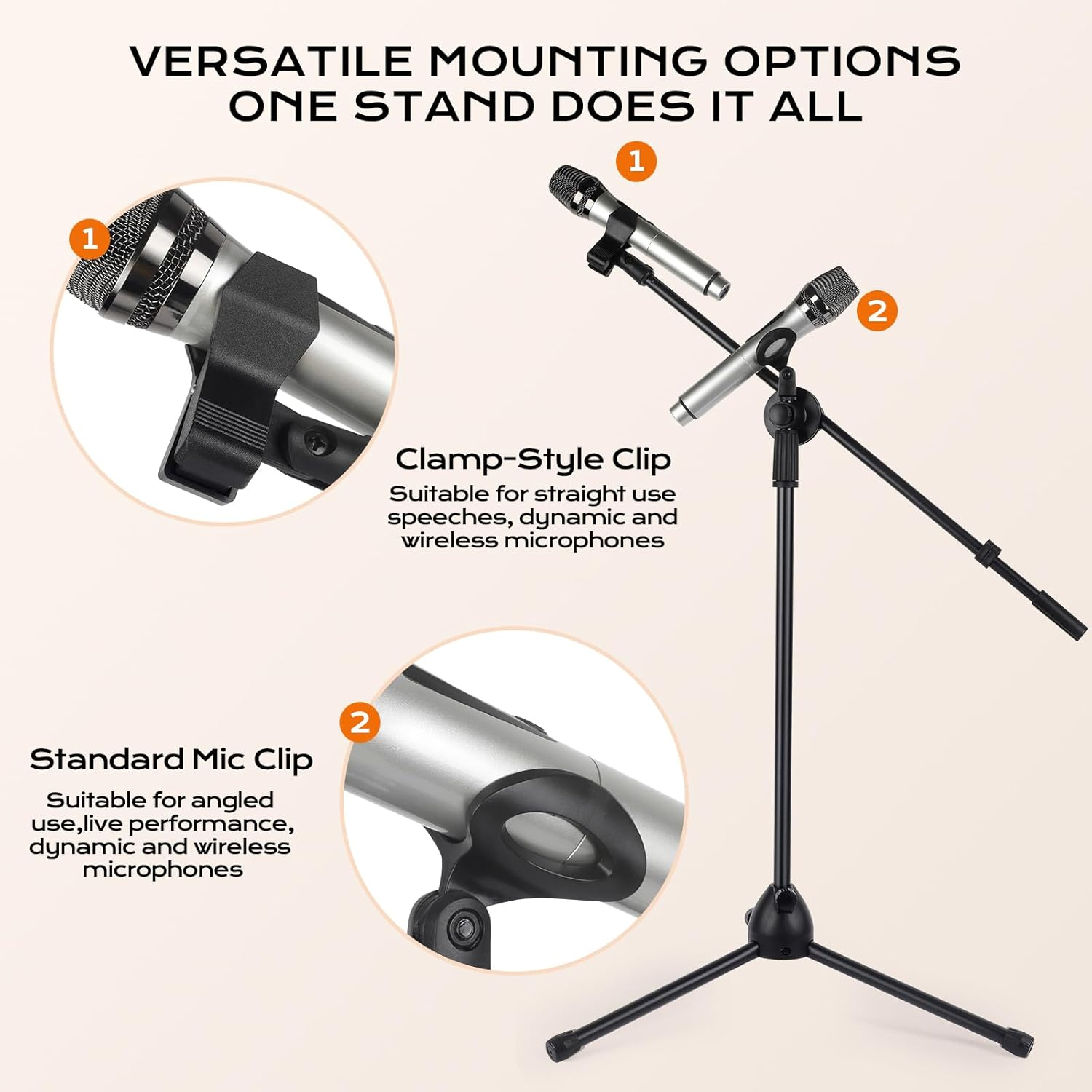 Microphone Stand Tripod Boom A - огляд і ціна Microphone Stand Boom Arm Floor