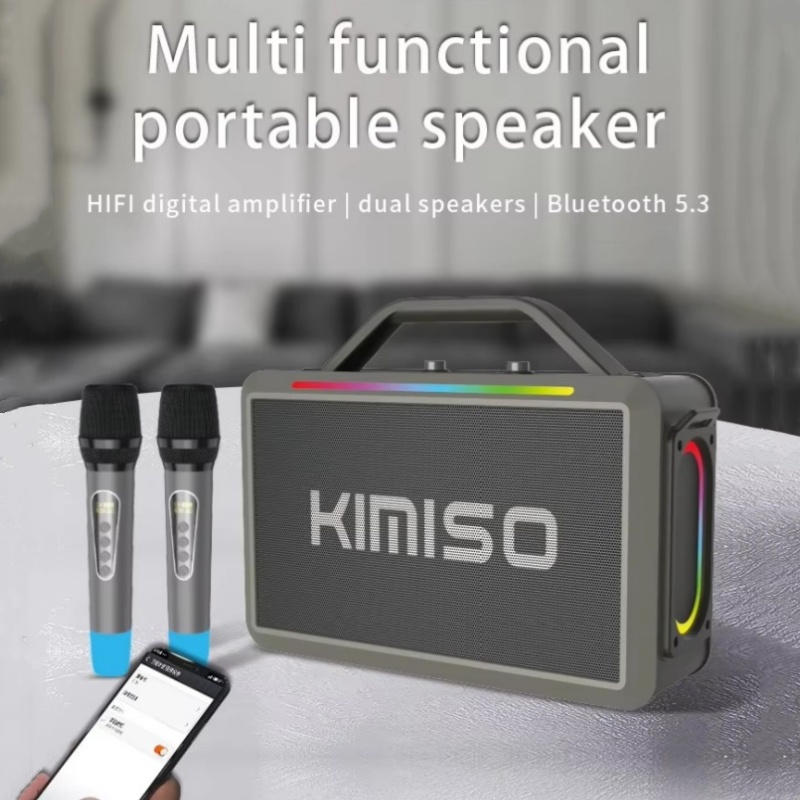 Original KIMISO KMS-252 Portab - огляд і ціна Karaoke Machine Portable With 2 Mic
