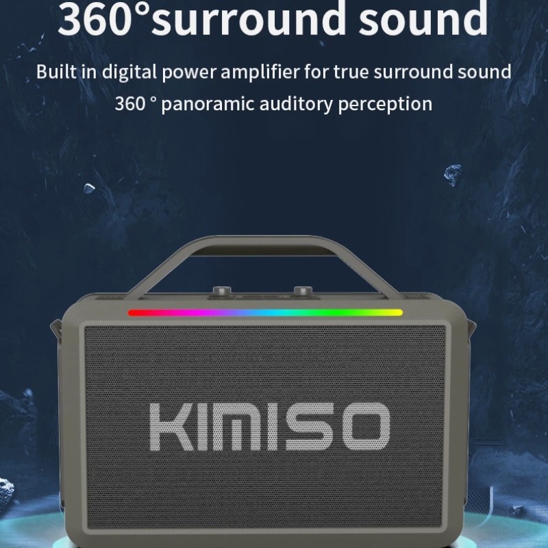 Original KIMISO KMS-252 Portab - огляд і ціна Karaoke Machine Portable With 2 Mic