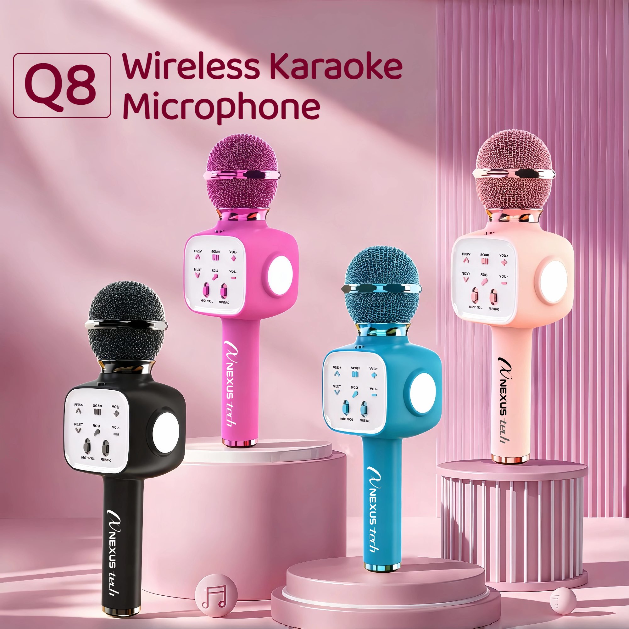 Halloween Premium Wireless Kar - огляд і ціна Bluetooth Karaoke Microphone Handheld