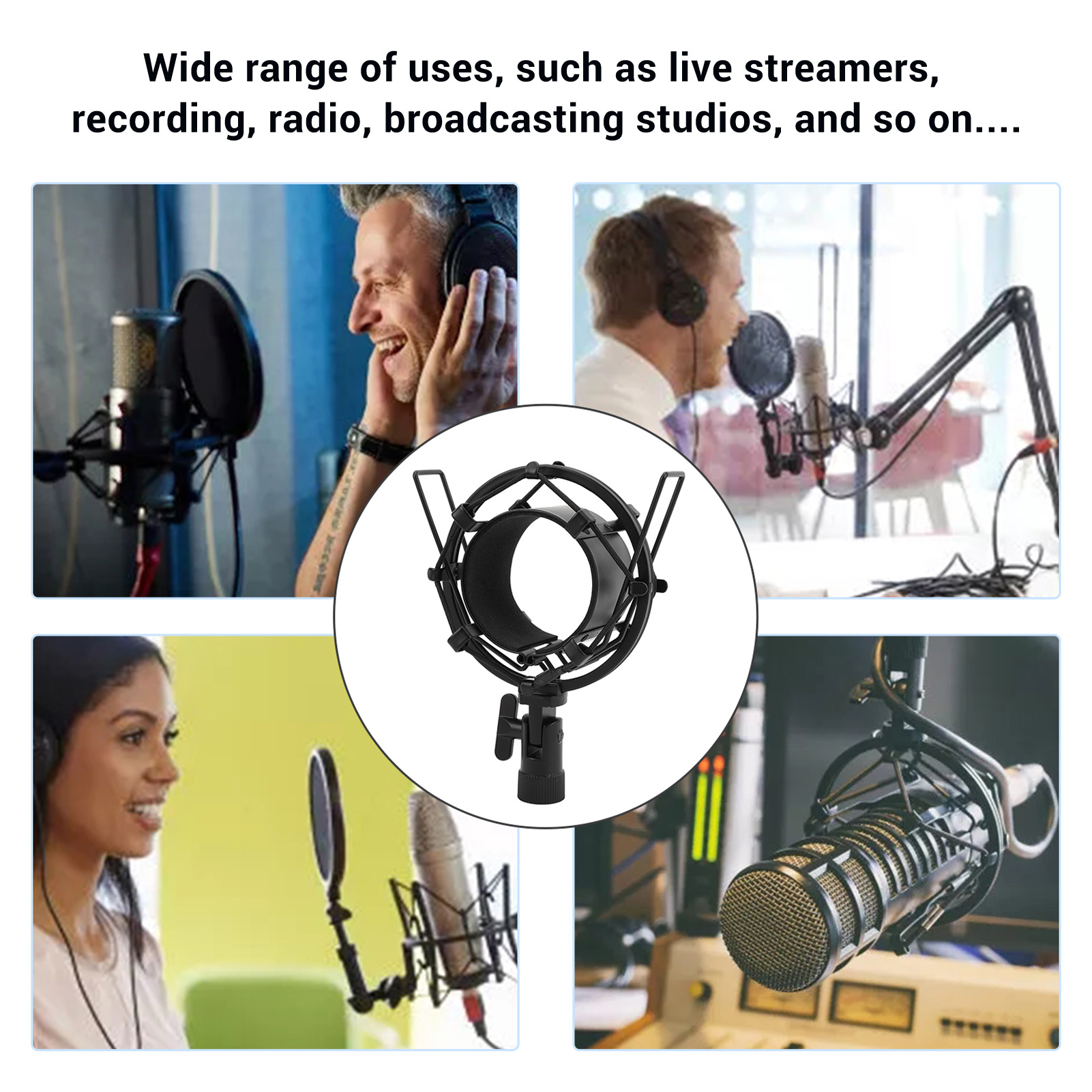 Microphone Shock Mount Holder  - огляд і ціна Microphone Shock Mount Universal