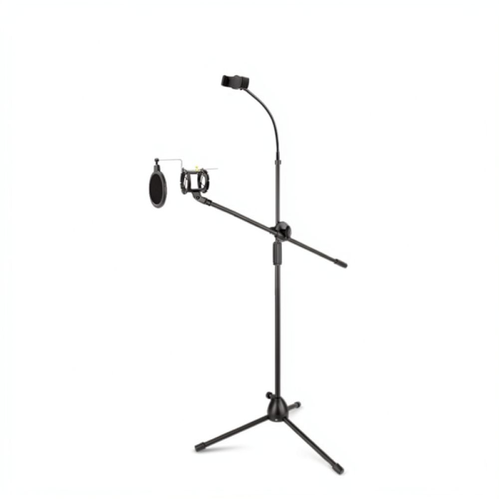 Adjustable Microphone Stand Fl - огляд і ціна Microphone Stand Boom Arm Floor
