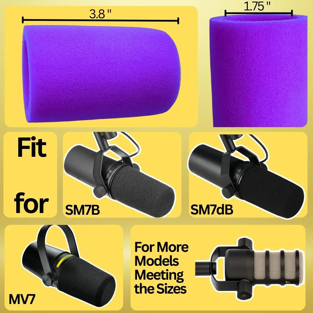 Mic SM7B Windscreen for Shure  - огляд і ціна Microphone Pop Filter Foam Windscreen