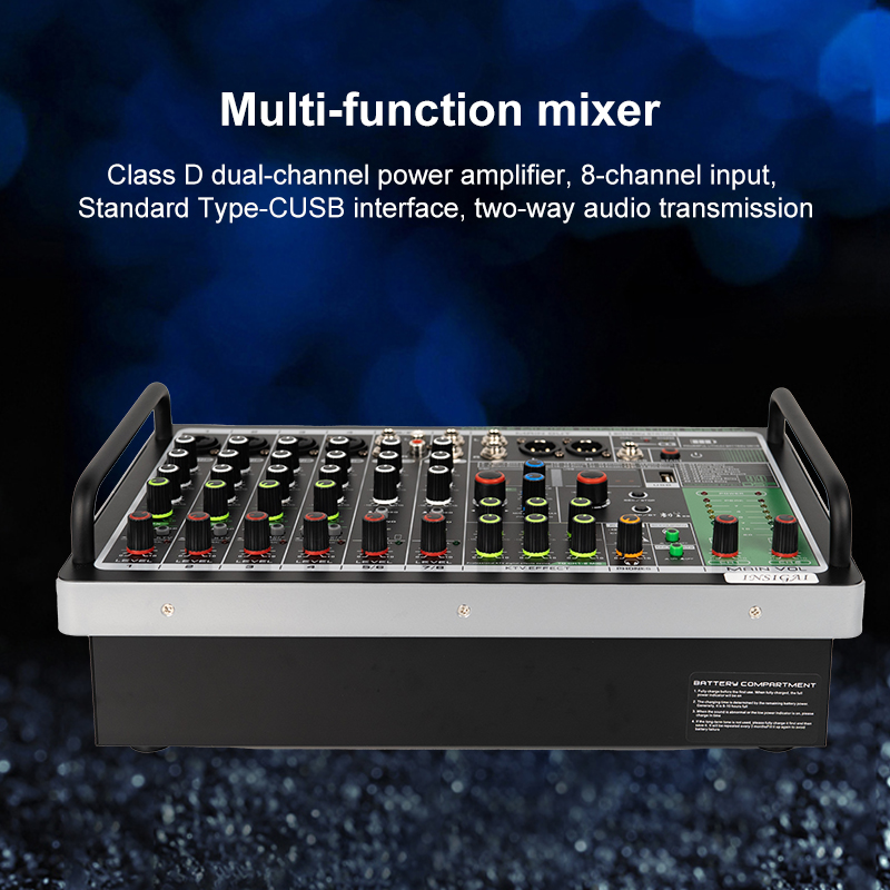 Rechargeable 18000mA Battery 8 - огляд і ціна Karaoke Amplifier Mixer Bluetooth