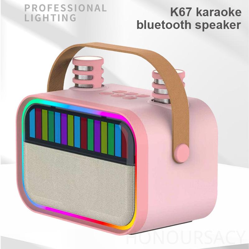NEW Bluetooth Karaoke Speaker  - огляд і ціна Karaoke Machine Portable With 2 Mic