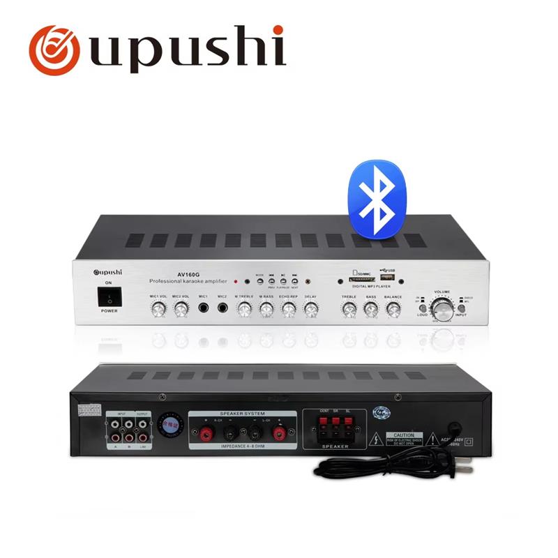 Oupushi 5 channel karaoke ampl - огляд і ціна Karaoke Amplifier Mixer Bluetooth