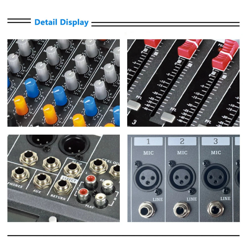8 Channel USB Bluetooth Audio  - огляд і ціна Karaoke Amplifier Mixer Bluetooth