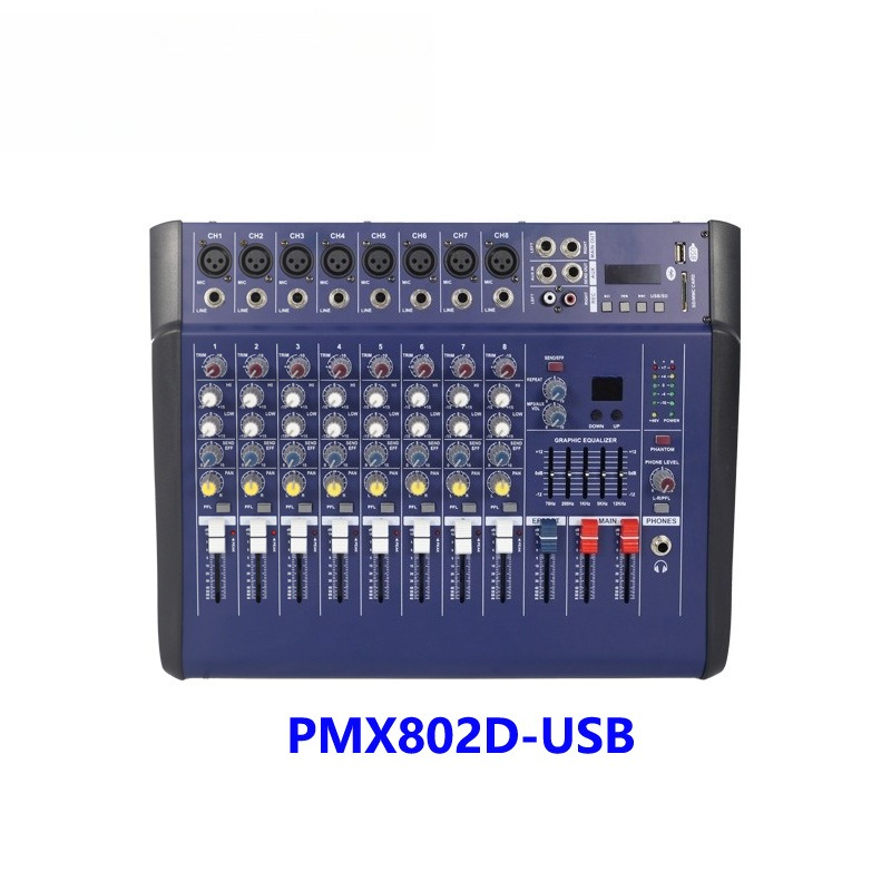 4-12 Channels Powered Mixer Am - огляд і ціна Karaoke Amplifier Mixer Bluetooth