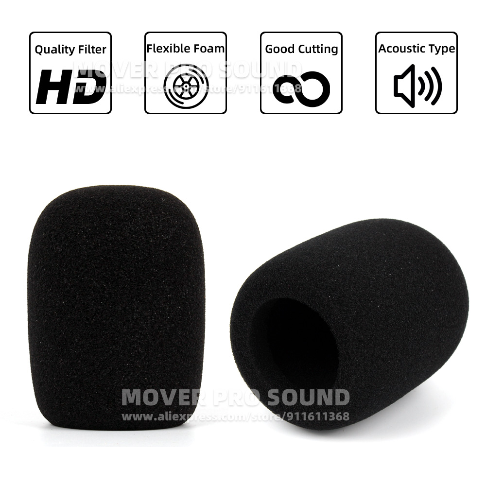 2PCS Windscreen Mic Foam Windp - огляд і ціна Microphone Pop Filter Foam Windscreen