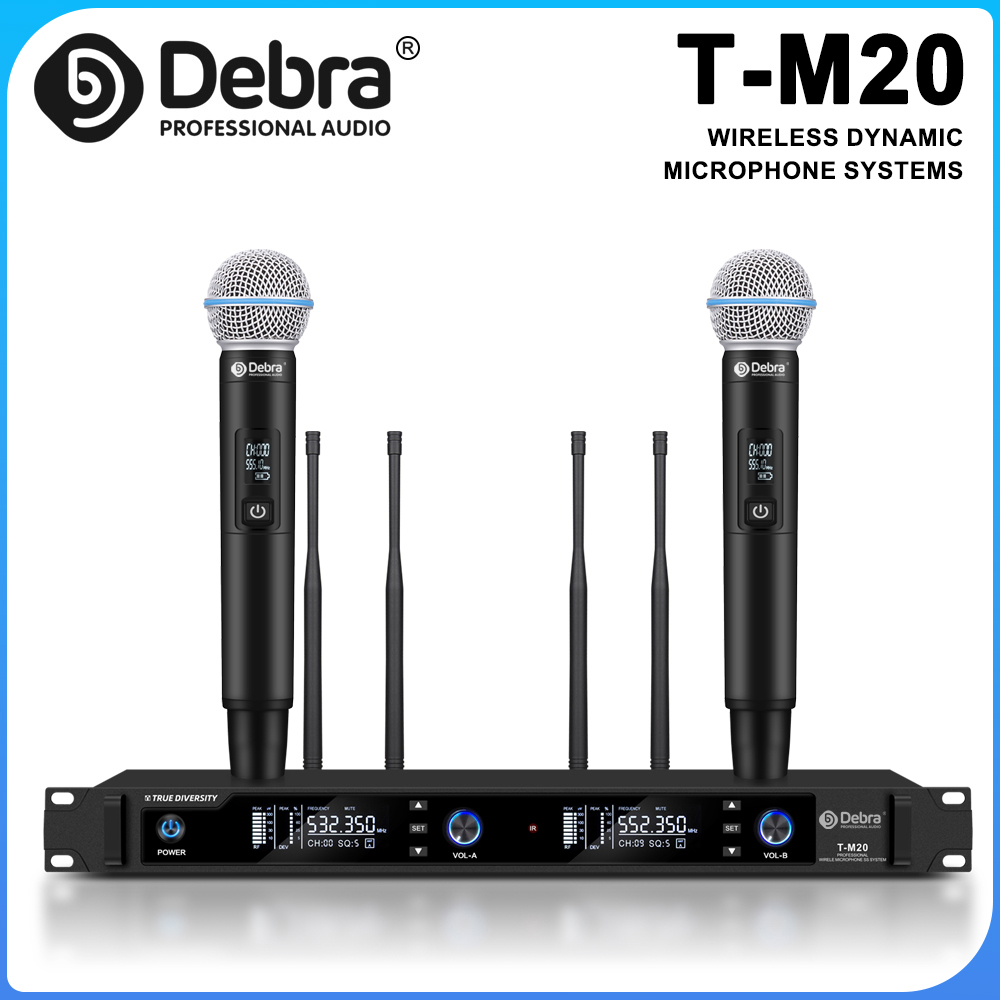 Debra T-M20 UHF Wireless Handh - огляд і ціна Uhf Wireless Microphone System Dual Channel