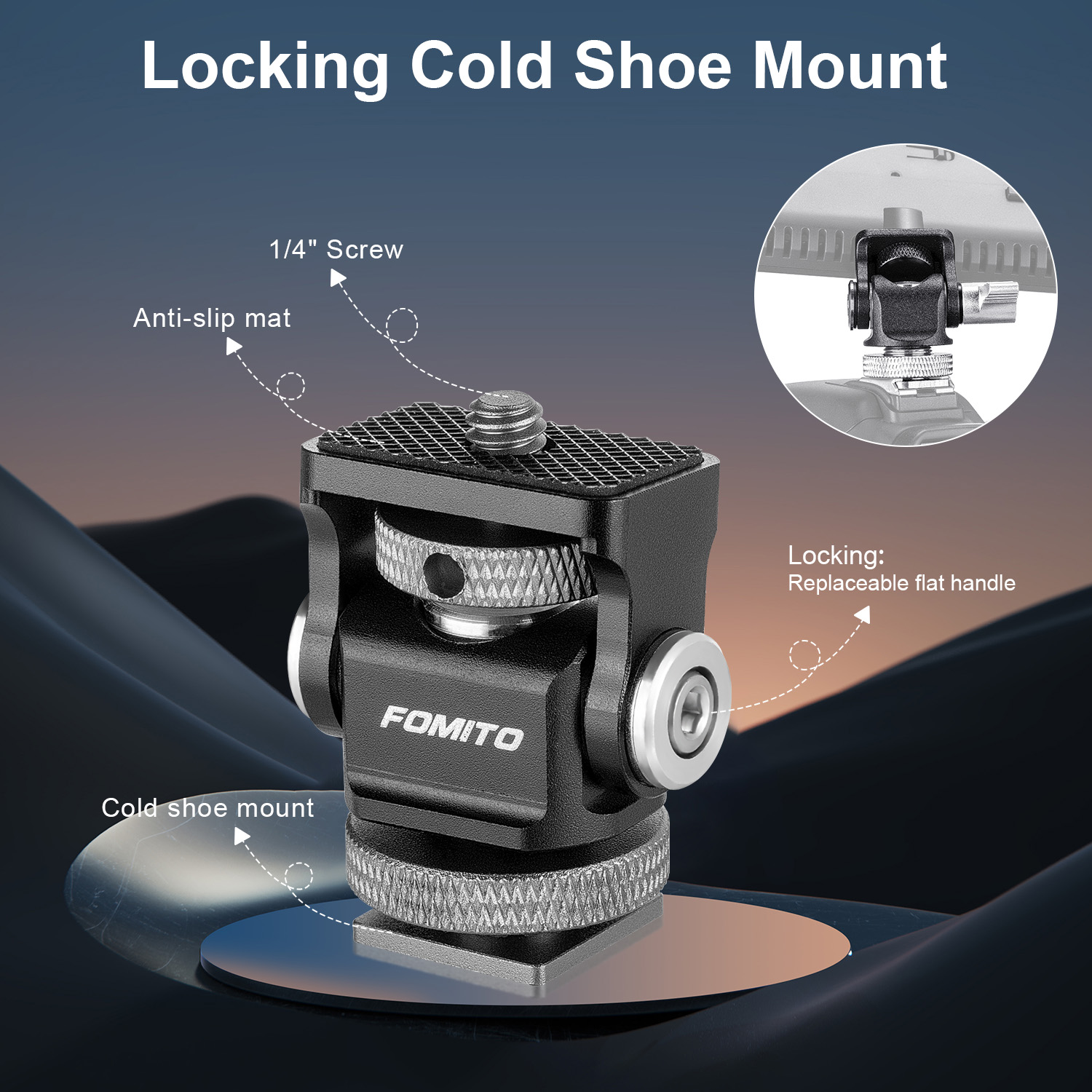 FOMITO Mini Monitor Mount Came - огляд і ціна Microphone Shock Mount Universal