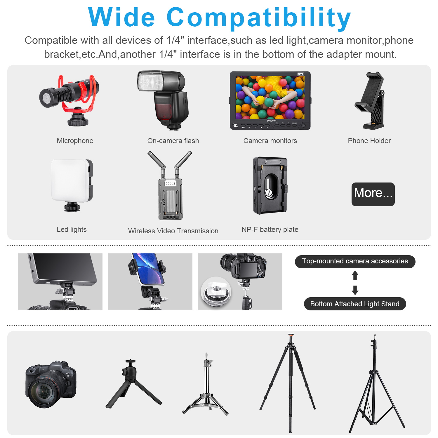 FOMITO Mini Monitor Mount Came - огляд і ціна Microphone Shock Mount Universal