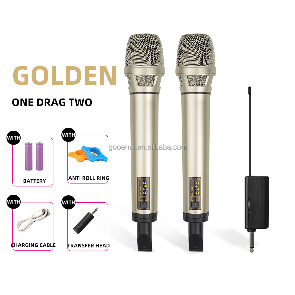 UHF Portable Wireless Micropho - огляд і ціна Uhf Wireless Microphone System Dual Channel