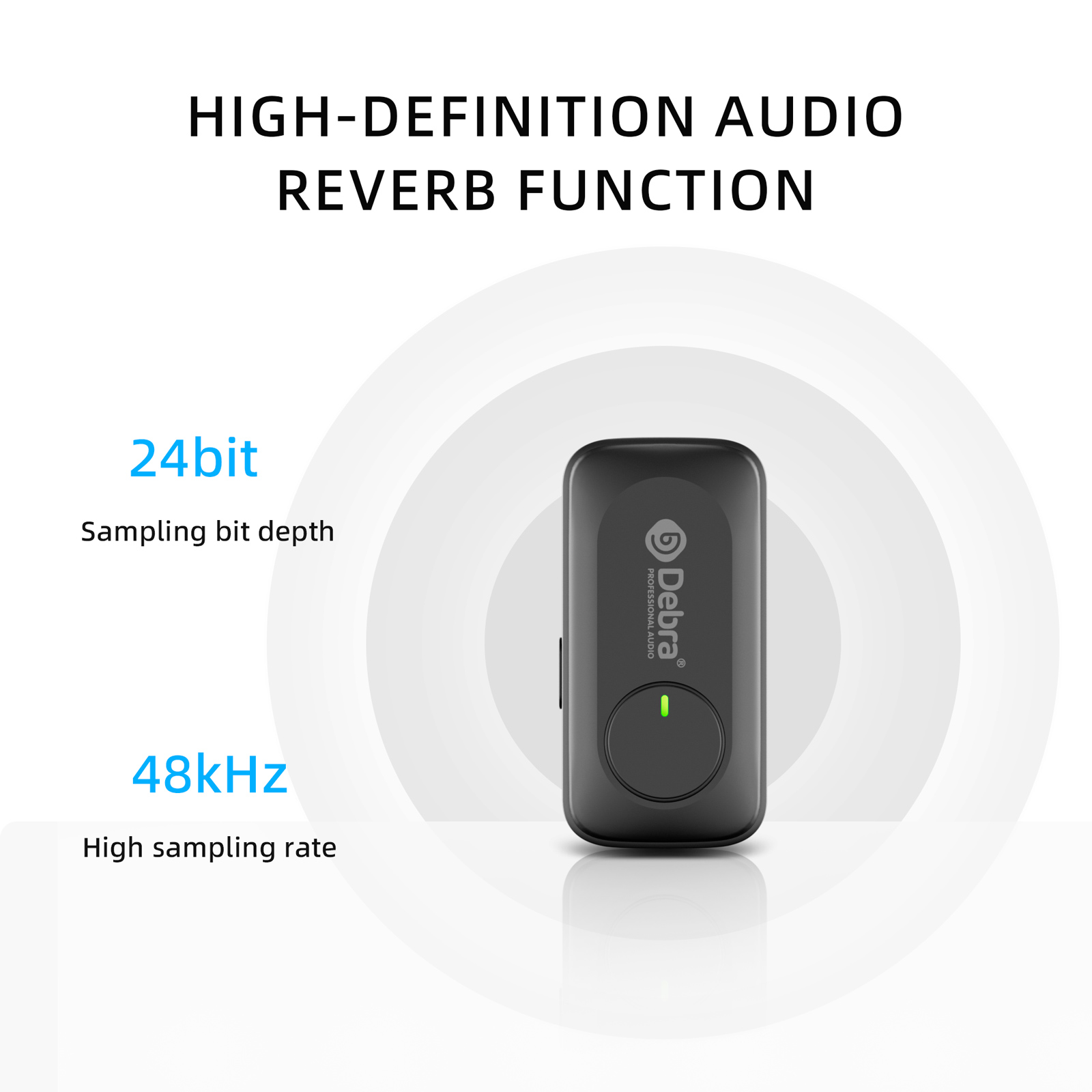 Debra DMIC-2 wireless micropho - огляд і ціна Wireless Lavalier Microphone Dual Receiver