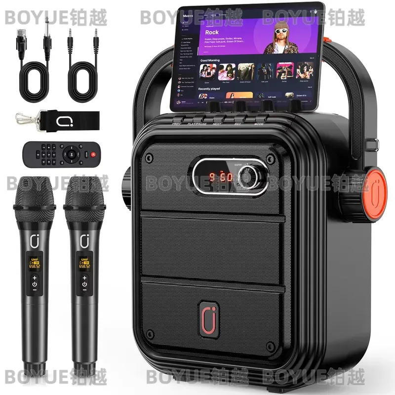 Portable Karaoke Machine with  - огляд і ціна Karaoke Machine Portable With 2 Mic